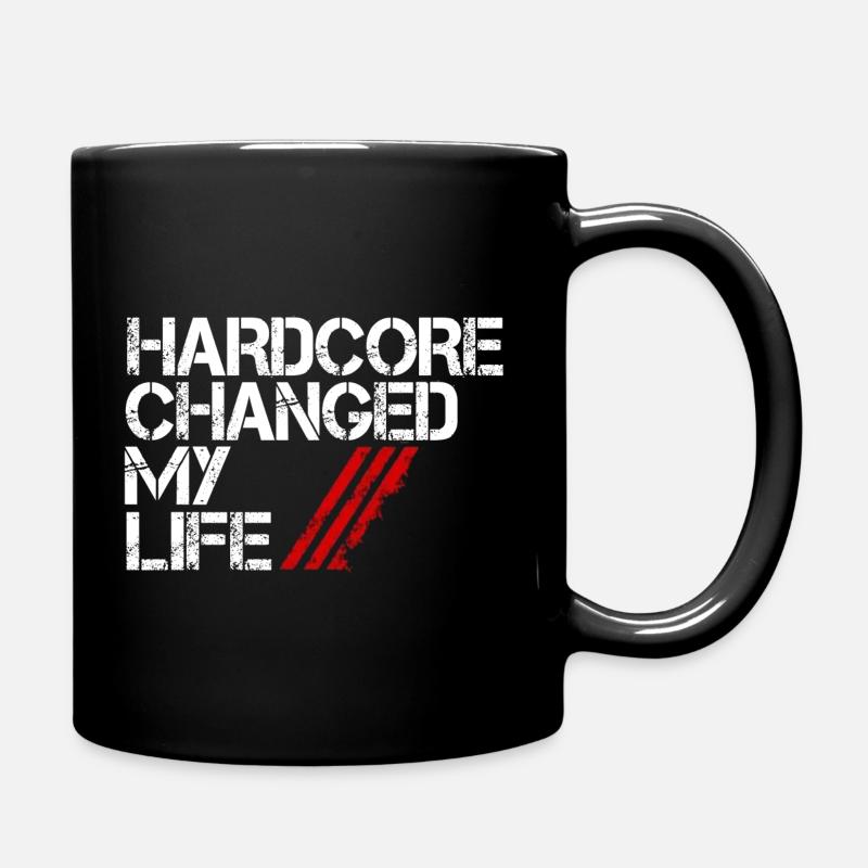 LE HARDCORE A CHANGÉ MA VIE - Mug uni - noir