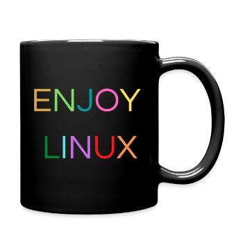PROFITEZ DE LINUX - Mug uni - noir - Droite