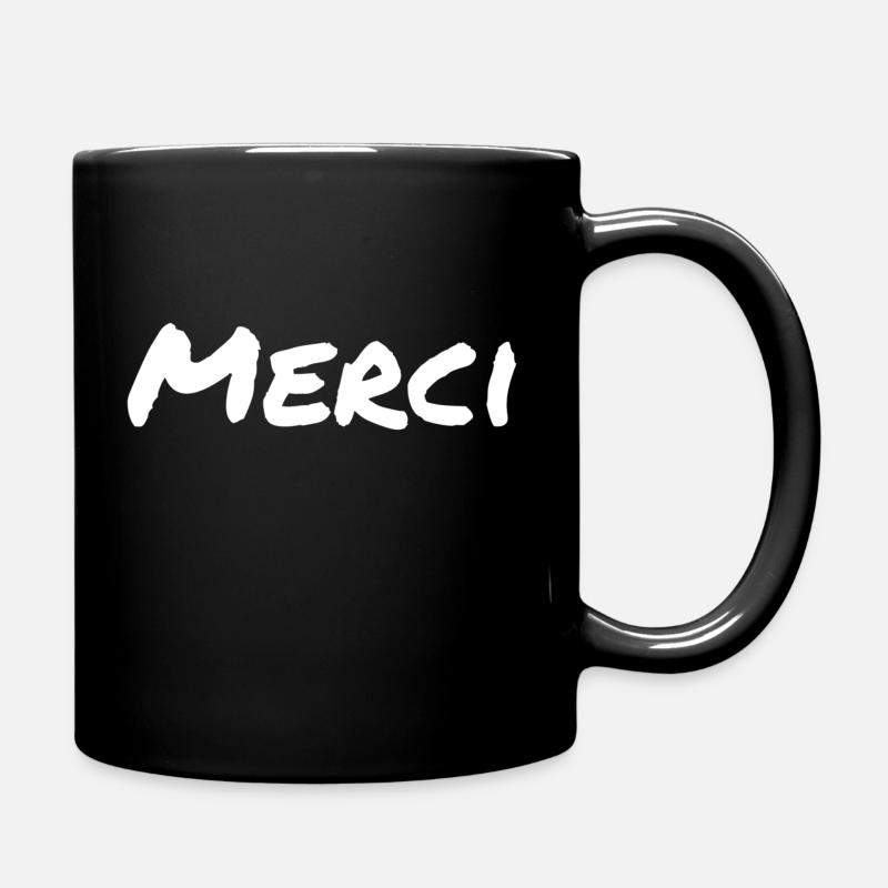 Merci - Mug uni - noir