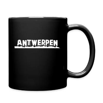 Antwerpen - Tasse einfarbig - Schwarz - Rechts