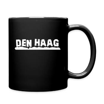 Den Haag - Tasse einfarbig - Schwarz - Rechts