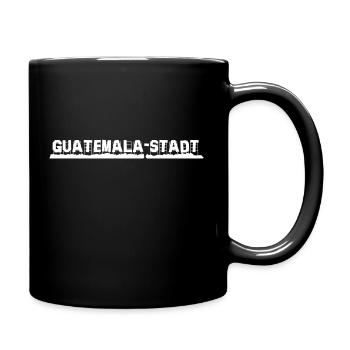 Guatemala Stadt - Tasse einfarbig - Schwarz - Rechts