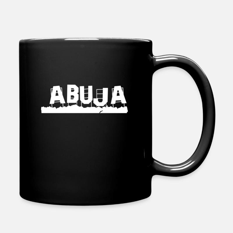 Abuja - Mug uni - noir