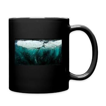 Sous l'océan - Mug uni - noir - Droite