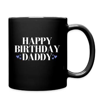 Joyeux anniversaire Papa personne préférée - Mug uni - noir - Droite