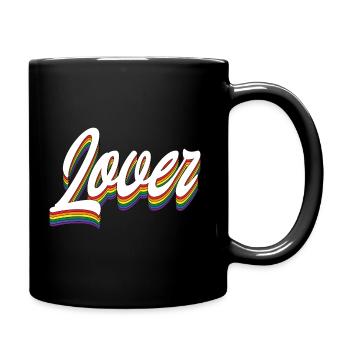 Lover - Full Colour Mug - black - Right