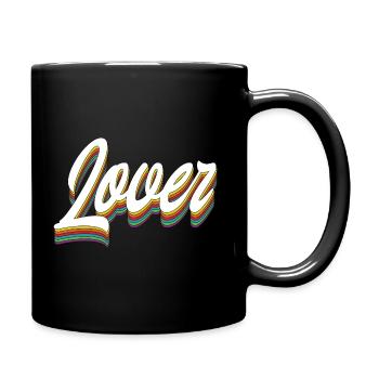 Lover - Full Colour Mug - black - Right