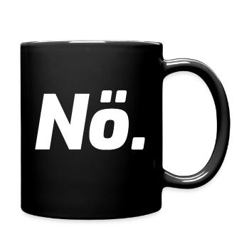 Nö. - Tasse einfarbig - Schwarz - Rechts