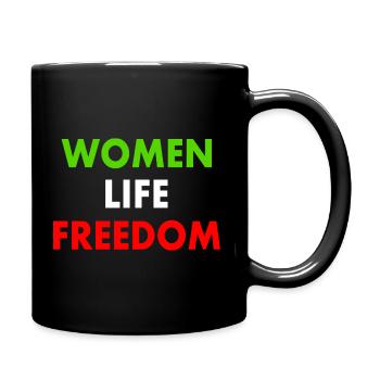 Women life freedom - Mug uni - noir - Droite