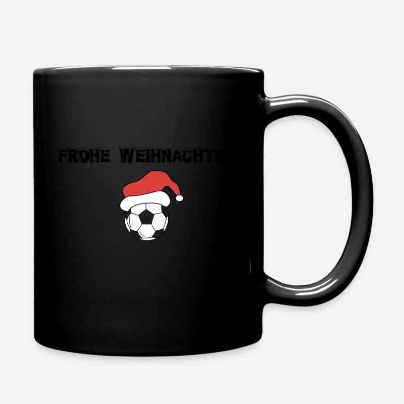 Frohe Weihnachten - Tasse einfarbig - Schwarz