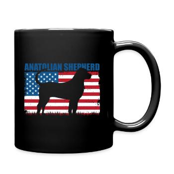 Anatolischer Hirtenhund - Tasse einfarbig - Schwarz - Rechts