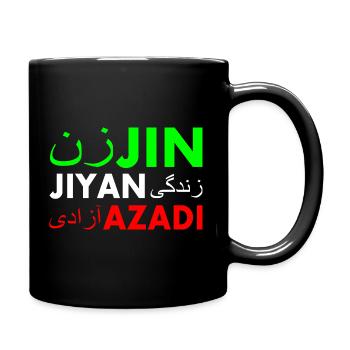 Jin jiyan azadi زن زندگی آزادی - Mug uni - noir - Droite