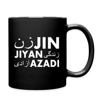 jin jiyan azadi women life freedom - Mug uni - noir - Droite