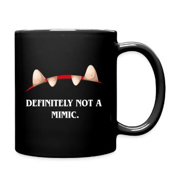 Definitely Not A Mimic - Full Colour Mug - black - Right