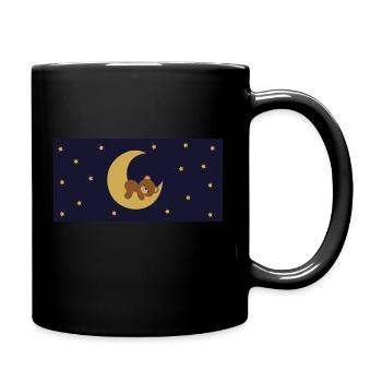 Träumer - Tasse einfarbig - Schwarz - Rechts