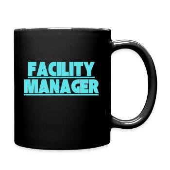 Facility Manager In-house technician Caretaker - Full Colour Mug - black - Right