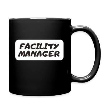 Facility Manager In-house technician Caretaker - Full Colour Mug - black - Right
