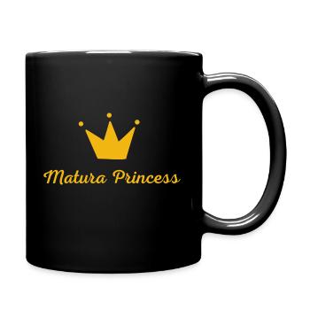 Matura Princess - Tasse einfarbig - Schwarz - Rechts