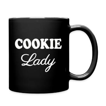 Cookie Lady - Mug uni - noir - Droite
