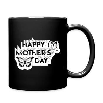 Happy Mother's Day - Full Colour Mug - black - Right