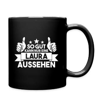 Laura - Tasse einfarbig - Schwarz - Rechts