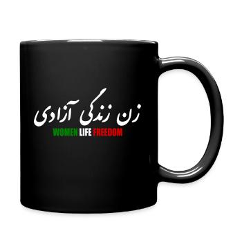 Women life freedom - Mug uni - noir - Droite