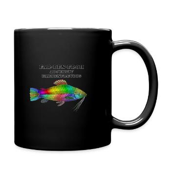 farbenfroh - Tasse einfarbig - Schwarz - Rechts