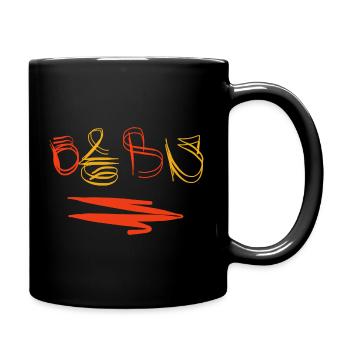 Lustigstes Bern Souvenir - Tasse einfarbig - Schwarz - Rechts