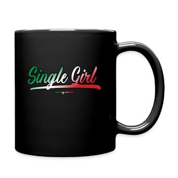 IT girl - Mug uni - noir - Droite