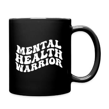 Guerrier de la santé mentale - Mug uni - noir - Droite