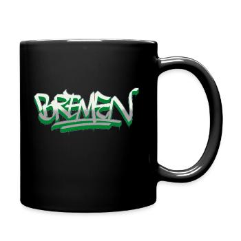 Bremen Graffiti Shirt Style streetart urban cult - Tasse einfarbig - Schwarz - Rechts