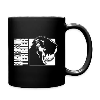 Noir Russe Terrier Profil Chiens Chien Wilsigns - Mug uni - noir - Droite