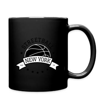 Basketball City - Streetball NYC BlckPrnt - Full Colour Mug - black - Right