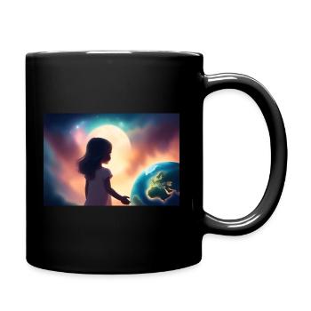 Mon monde - Mug uni - noir - Droite