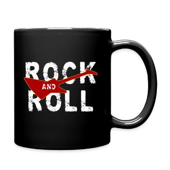 Rock and Roll et Guitare - Amateurs de musique rock - - Mug uni - noir - Droite