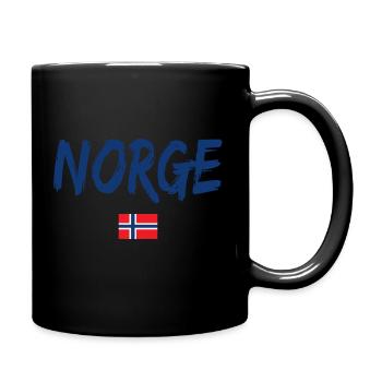 Norvège Cadeau Voyage - Mug uni - noir - Droite