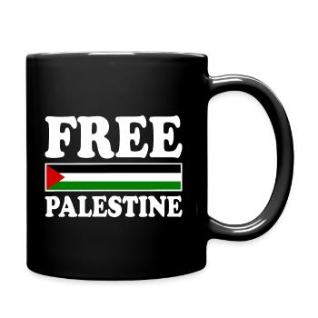 Free palestine - Full Colour Mug - black - Right