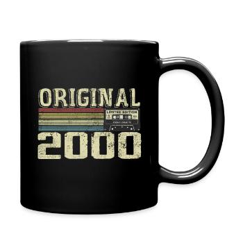 2000 Birthday Parties - 2000 Retro Gift - Full Colour Mug - black - Right