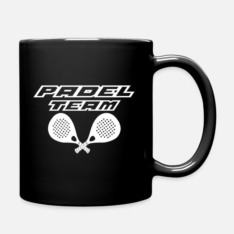 Padel Team - Tasse einfarbig - Schwarz