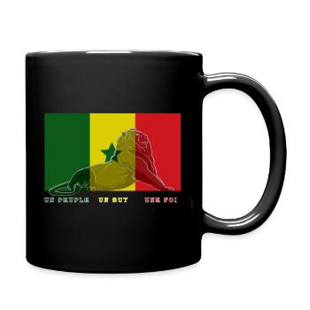 One people, one goal, one faith - Full Colour Mug - black - Right
