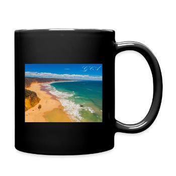 Gold Coast - Tasse einfarbig - Schwarz - Rechts
