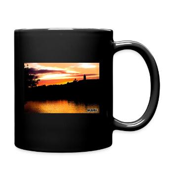 Garonne Sunset (1) by NKaHRa - Full Colour Mug - black - Right