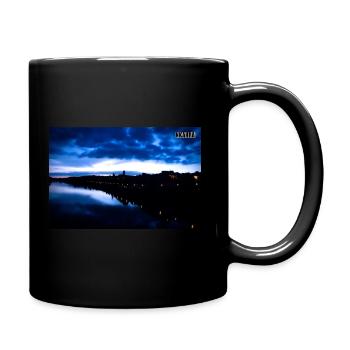 Garonne Night (2) by NKaHRa - Full Colour Mug - black - Right
