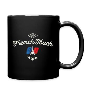 French touch 1 - Full Colour Mug - black - Right