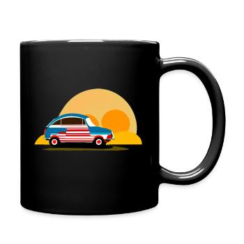 into the sunset - Full Colour Mug - black - Right