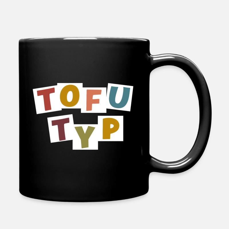 Tofu-Typ - Tasse einfarbig - Schwarz