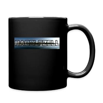 Radolfzell Alien Schriftzug August Wasser - Tasse einfarbig - Schwarz - Rechts