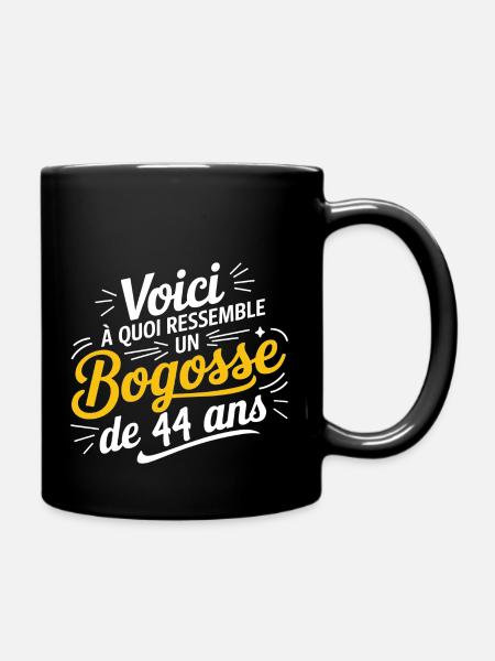 44 Jahre alte Bogosse - Tasse einfarbig - Schwarz