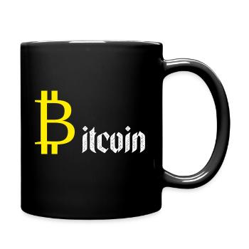 Bitcoin-Gold - Tasse einfarbig - Schwarz - Rechts