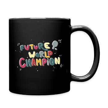Futurs champions du monde de tennis de table Maillots pour enfants - Mug uni - noir - Droite